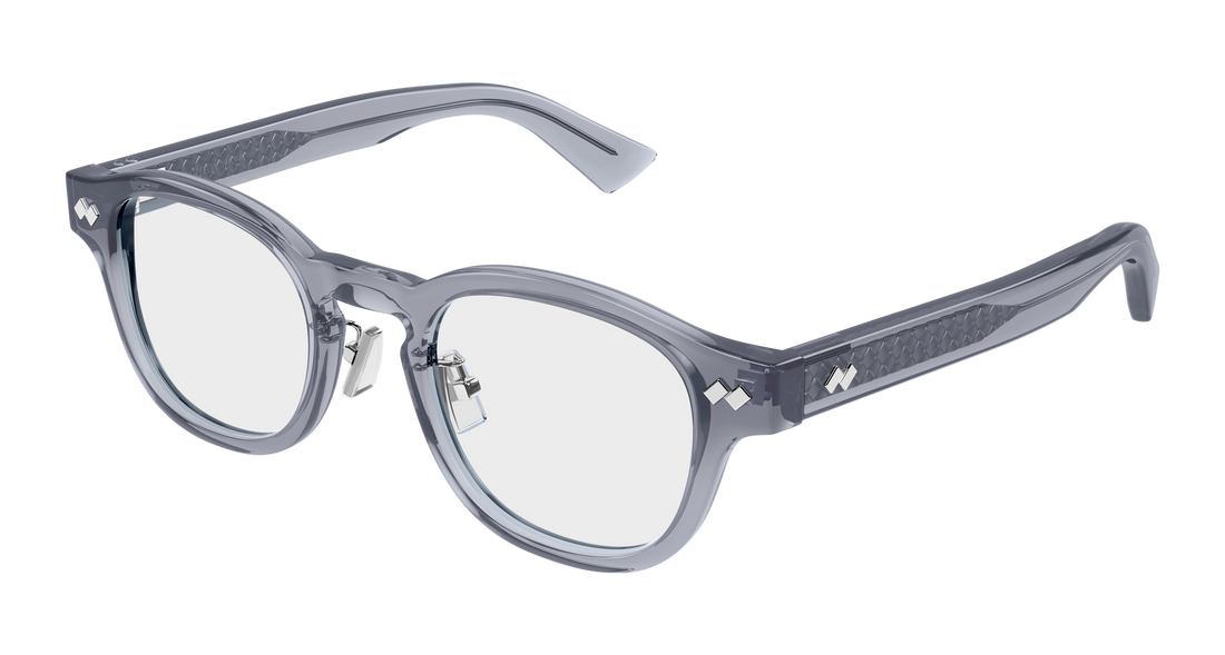 Lunettes de vue bottega veneta bv1518oa 004 light round/oval/panthos unisex taille 49mm - Vue principale