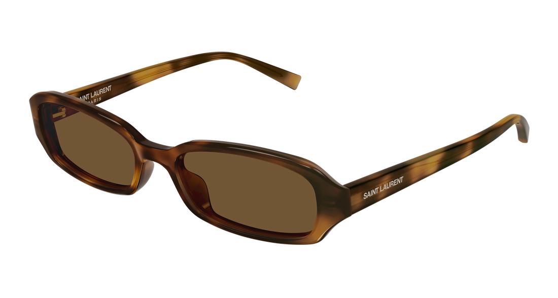 Lunettes de soleil saint laurent sl 872 erin 008 havana round/oval/panthos femenino taille 52mm - Vue principale