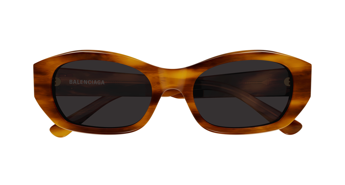 Occhiali da sole balenciaga bb0476s 002 marron round/oval/panthos femenino taglia 54mm - Vista dettagliata
