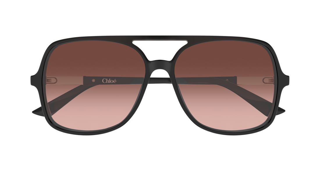 Sonnenbrillen chloé ch0364s 004 gris pilot/navigator femenino größe 57mm - Detailansicht
