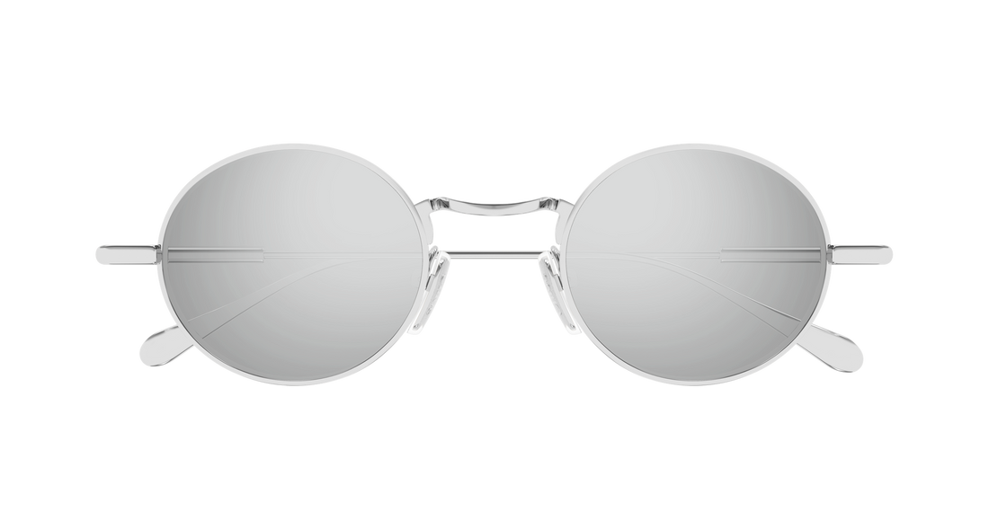 Lunettes de soleil chloé ch0414s 002 plateado round/oval/panthos femenino taille 44mm - Vue détaillée