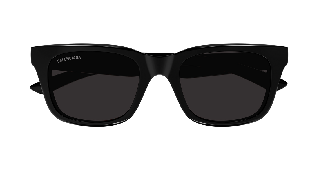 Óculos de sol balenciaga bb0468s 001 negro rectangular / squared masculino tamanho 53mm - Vista de detalhe