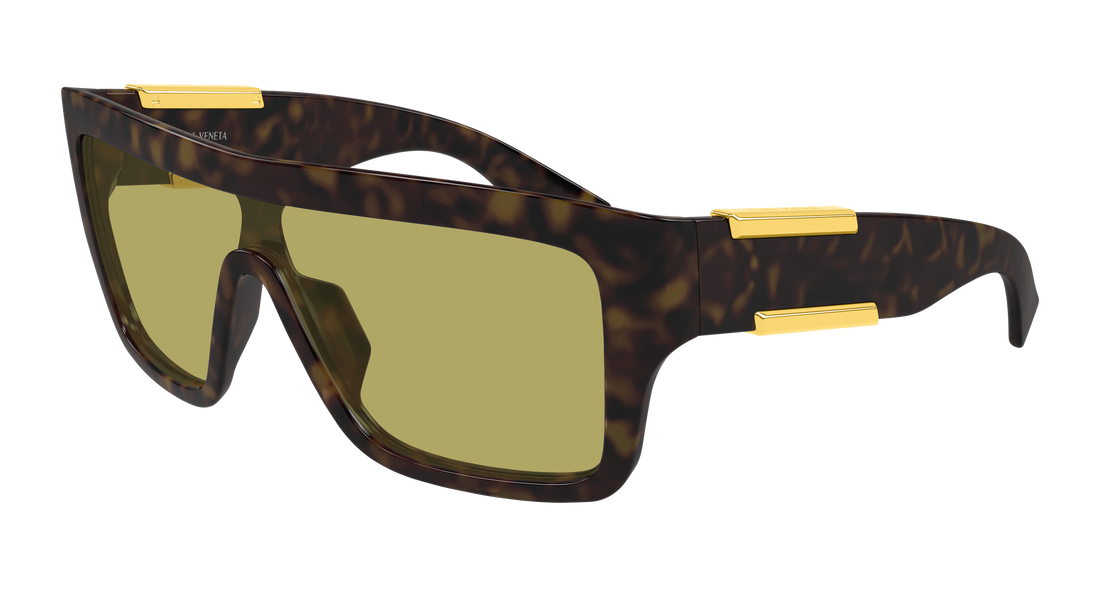 Occhiali da sole bottega veneta bv1451s 002 havana geometrical/directional unisex taglia 99mm - Vista principale
