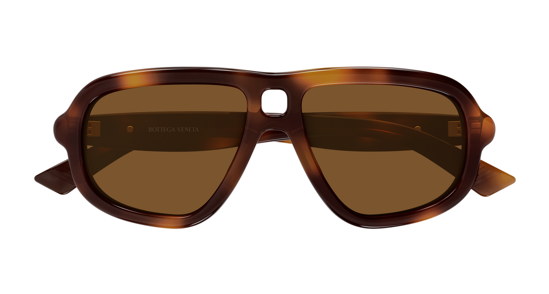 Sonnenbrillen bottega veneta bv1494s 002 havana pilot/navigator unisex größe 53mm - Detailansicht