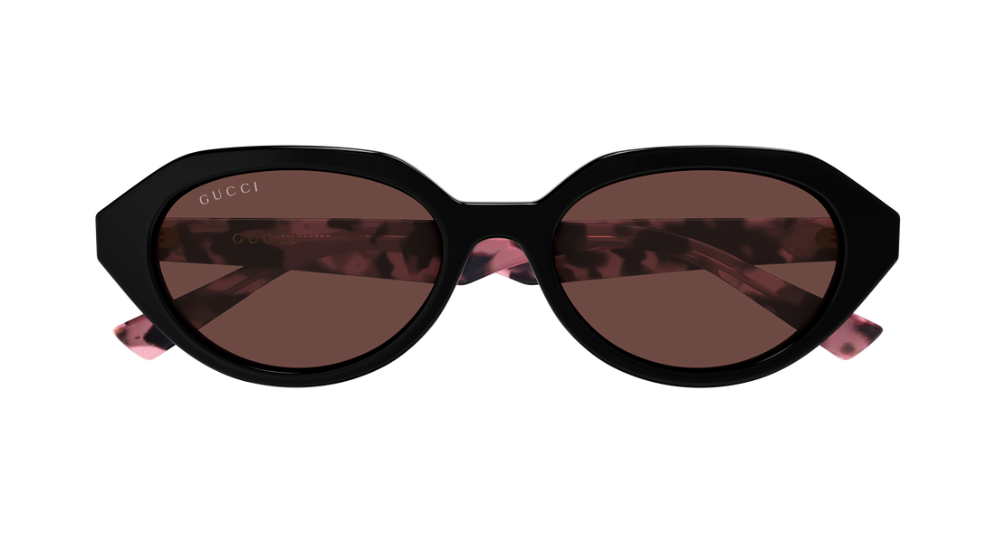 Óculos de sol gucci gg2178s 003 negro geometrical/directional femenino tamanho 53mm - Vista de detalhe