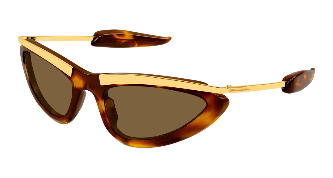 Óculos de sol bottega veneta bv1477s 003 havana unisex tamanho 58mm - Vista principal