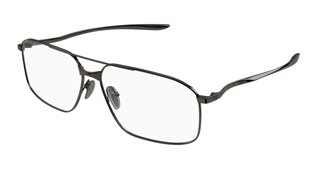 Occhiali da vista balenciaga bb0495o 003 gris pilot/navigator masculino taglia 61mm - Vista principale