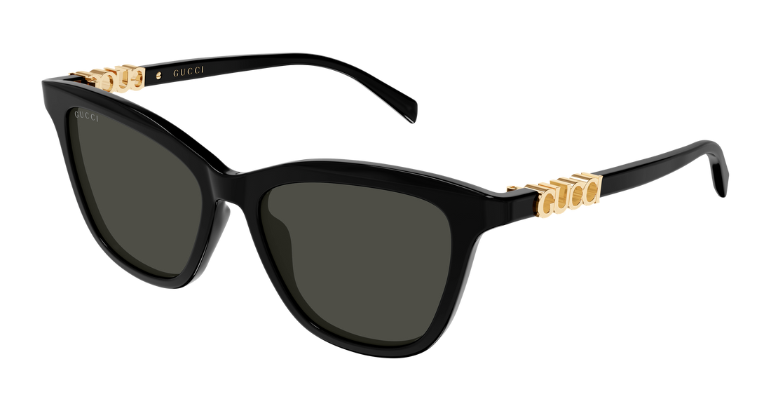 Óculos de sol gucci gg2032s 001 negro cat eye femenino tamanho 52mm - Vista principal