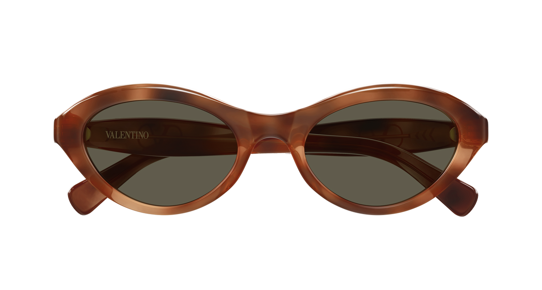 Sonnenbrillen valentino vg0008sa 002 havana cat eye femenino größe 53mm - Detailansicht