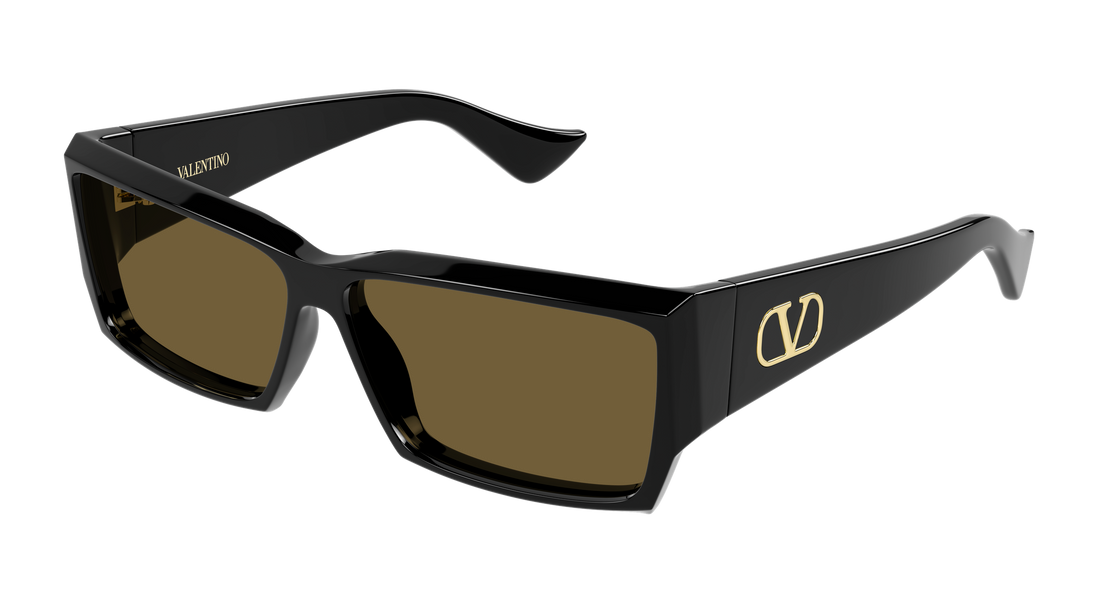 Lunettes de soleil valentino vg0072s 002 negro rectangular / squared unisex taille 60mm - Vue principale
