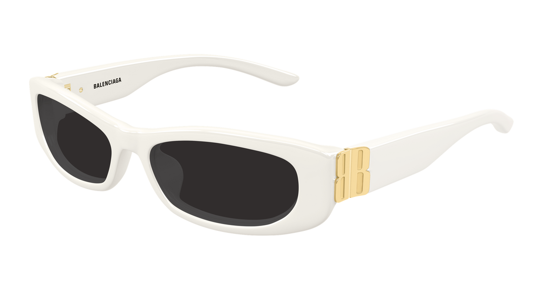 Lunettes de soleil balenciaga bb0505s 003 blanco rectangular / squared femenino taille 57mm - Vue principale