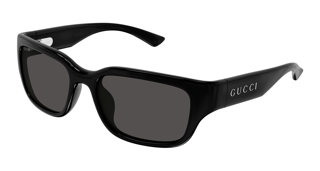 Lunettes de soleil gucci gg2241sk 001 negro rectangular / squared masculino taille 56mm - Vue principale