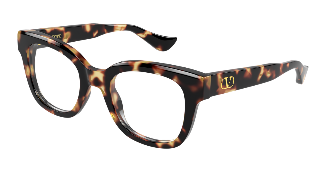 Lunettes de vue valentino vg0060o 002 havana rectangular / squared femenino taille 50mm - Vue principale