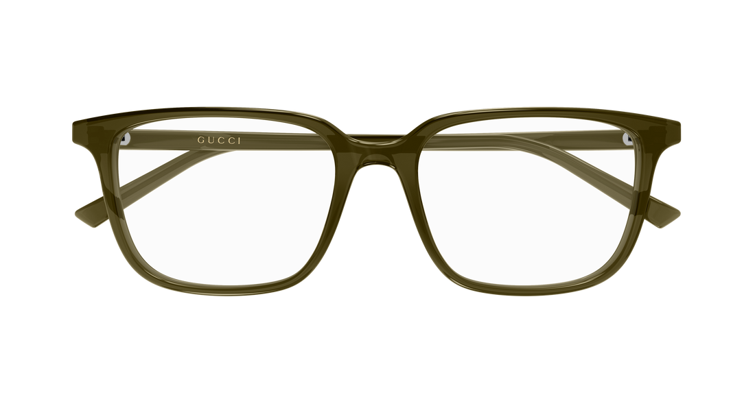Lunettes de vue gucci gg2238o 008 verde round/oval/panthos masculino taille 56mm - Vue détaillée