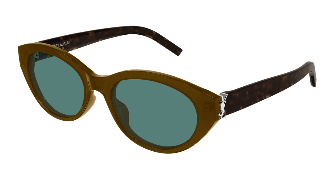 Lunettes de soleil saint laurent sl m148 005 marron round/oval/panthos femenino taille 54mm - Vue principale