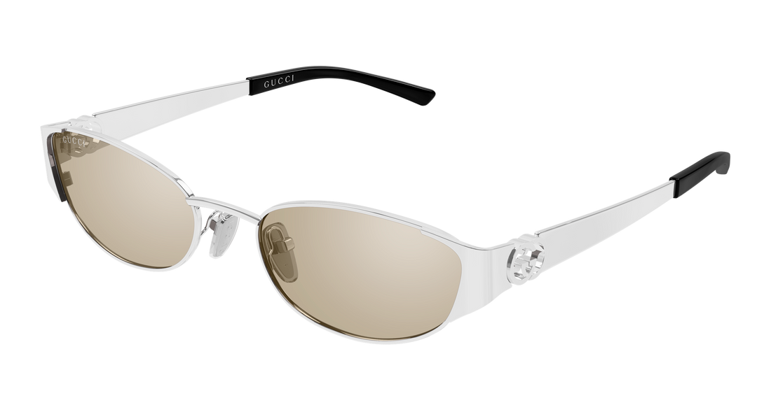 Lunettes de soleil gucci gg2197s 002 plateado round/oval/panthos femenino taille 55mm - Vue principale