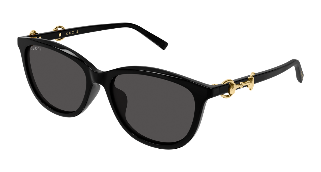 Lunettes de soleil gucci gg2220sk 001 negro round/oval/panthos femenino taille 56mm - Vue principale