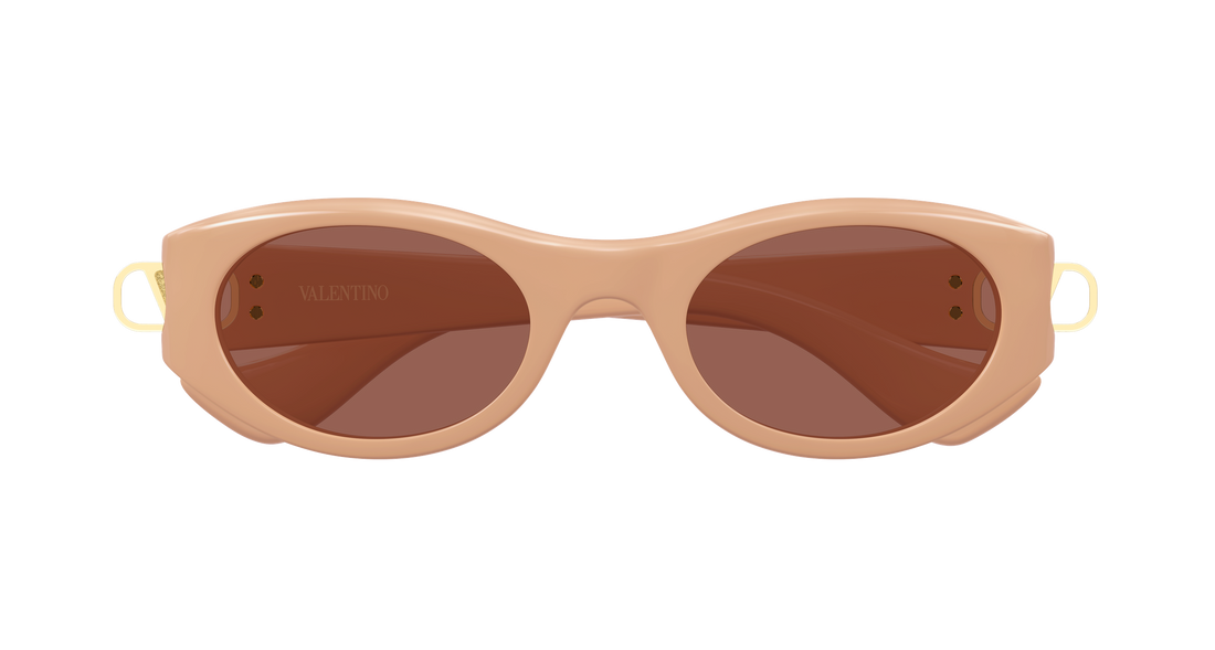 Sonnenbrillen valentino vg0015s 005 beige round/oval/panthos femenino größe 52mm - Detailansicht
