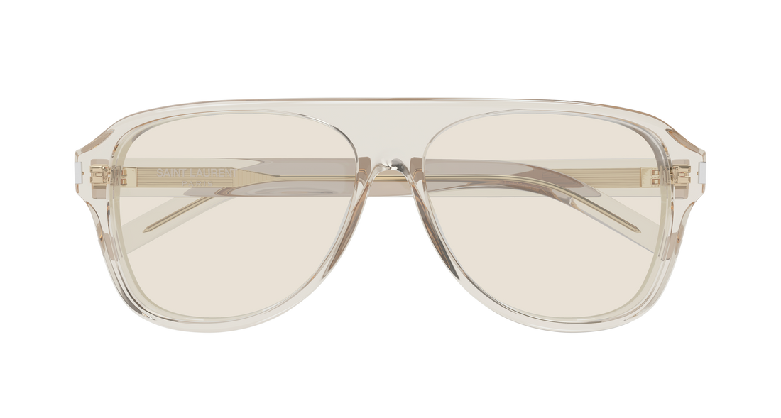 Lunettes de soleil saint laurent sl 970 005 beige pilot/navigator masculino taille 59mm - Vue détaillée