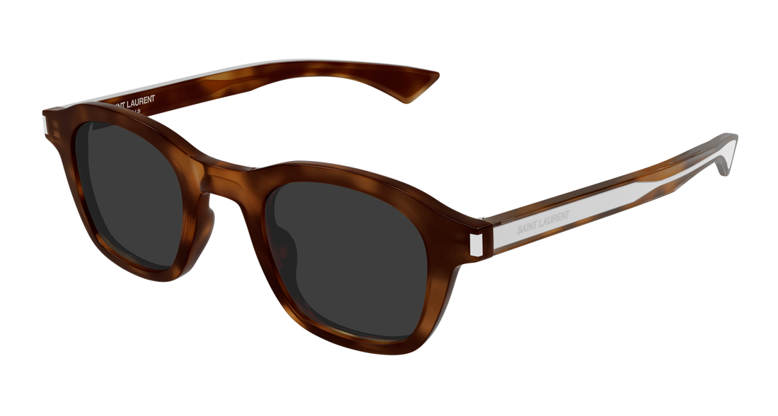 Óculos de sol saint laurent sl 880 003 havana round/oval/panthos unisex tamanho 45mm - Vista principal