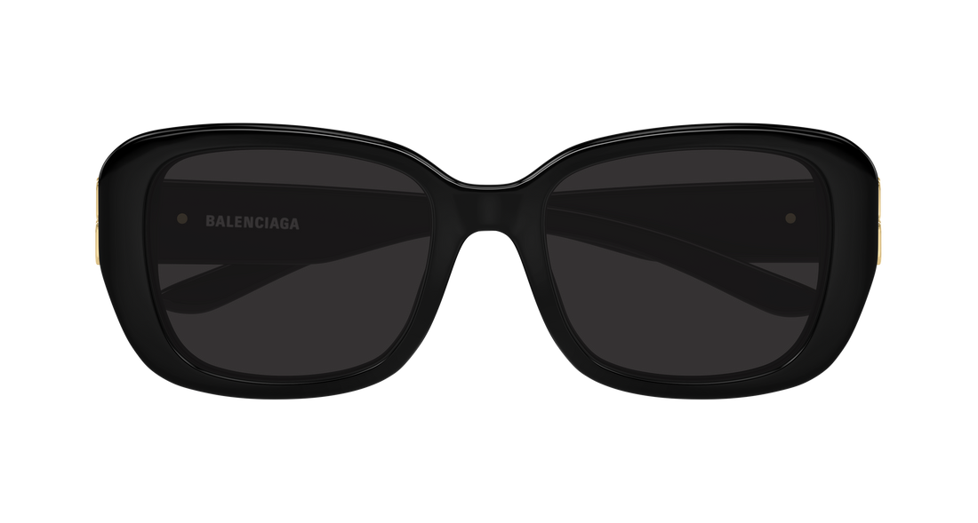 Lunettes de soleil balenciaga bb0508sk 001 negro rectangular / squared femenino taille 55mm - Vue détaillée