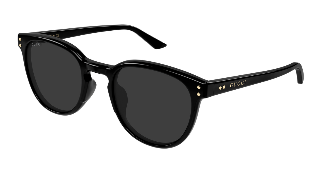 Óculos de sol gucci gg2134sa 001 negro round/oval/panthos masculino tamanho 54mm - Vista principal