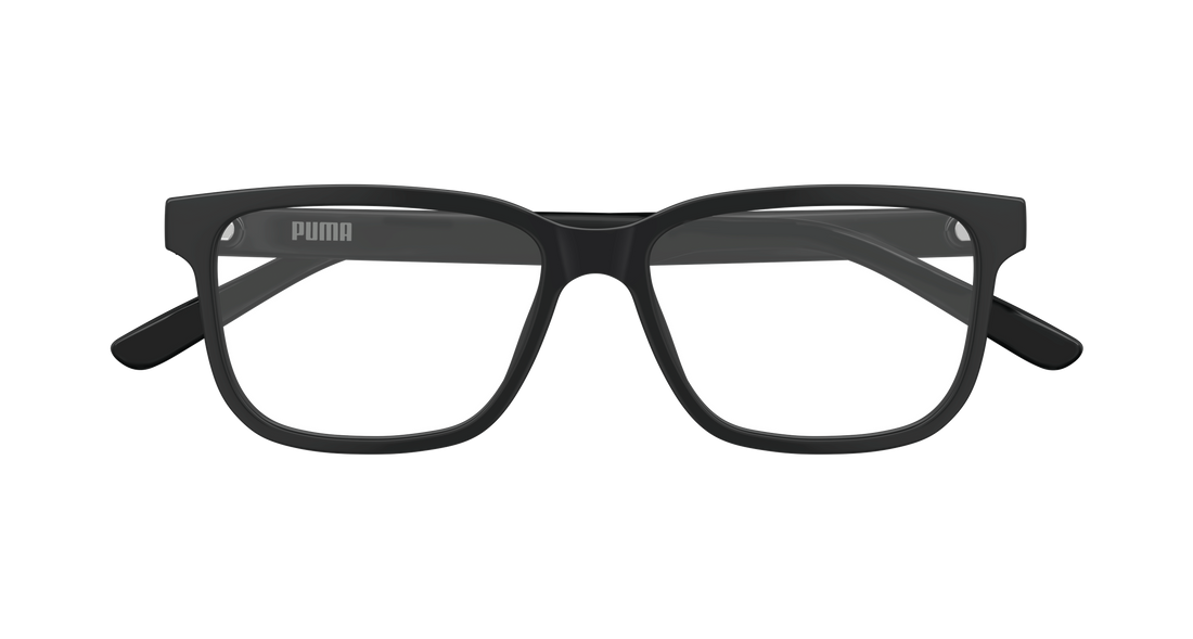 Occhiali da vista puma pu0530o 001 negro rectangular / squared masculino taglia 55mm - Vista dettagliata