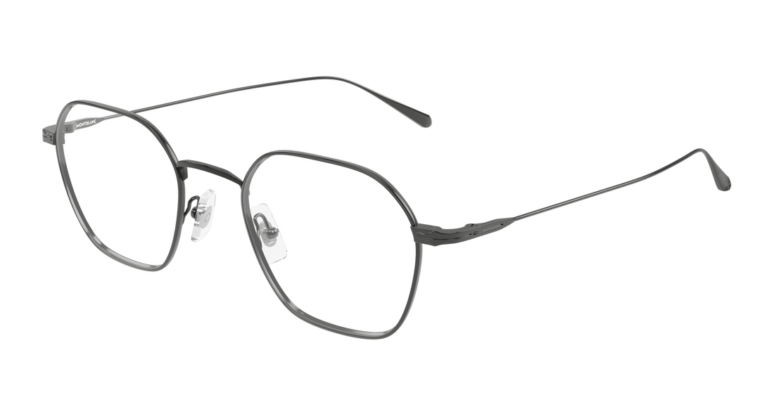 Occhiali da vista montblanc mb0472o 003 plateado geometrical/directional masculino taglia 50mm - Vista principale