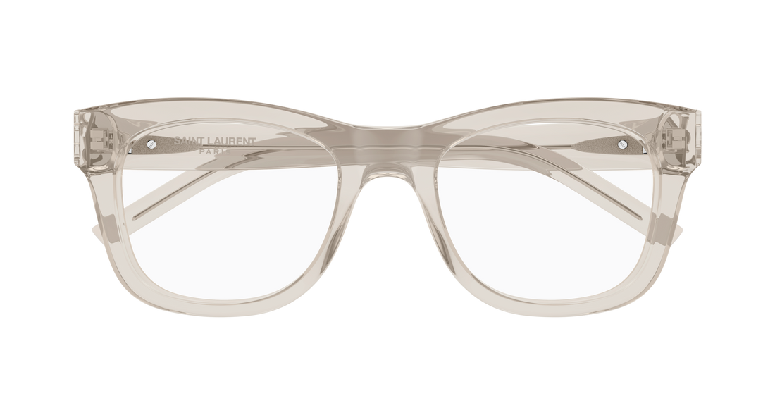 Brillen saint laurent sl m159 004 beige cat eye femenino größe 52mm - Detailansicht