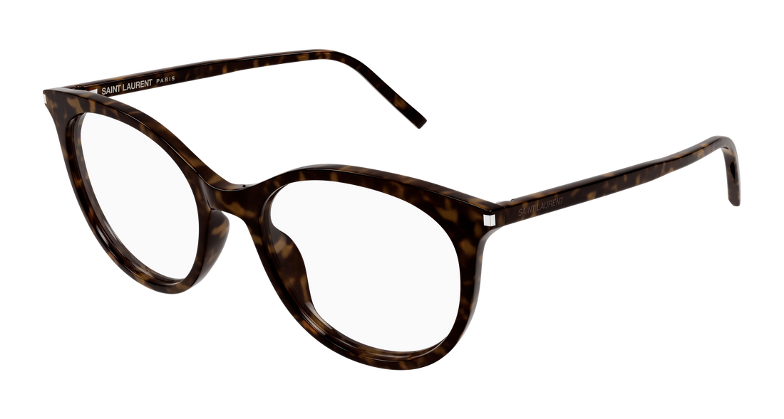 Brillen saint laurent sl 891 002 havana cat eye femenino größe 52mm - Hauptansicht