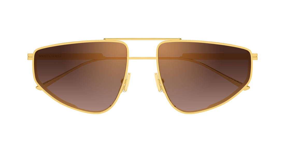 Óculos de sol bottega veneta bv1466s 004 dorado pilot/navigator femenino tamanho 59mm - Vista de detalhe