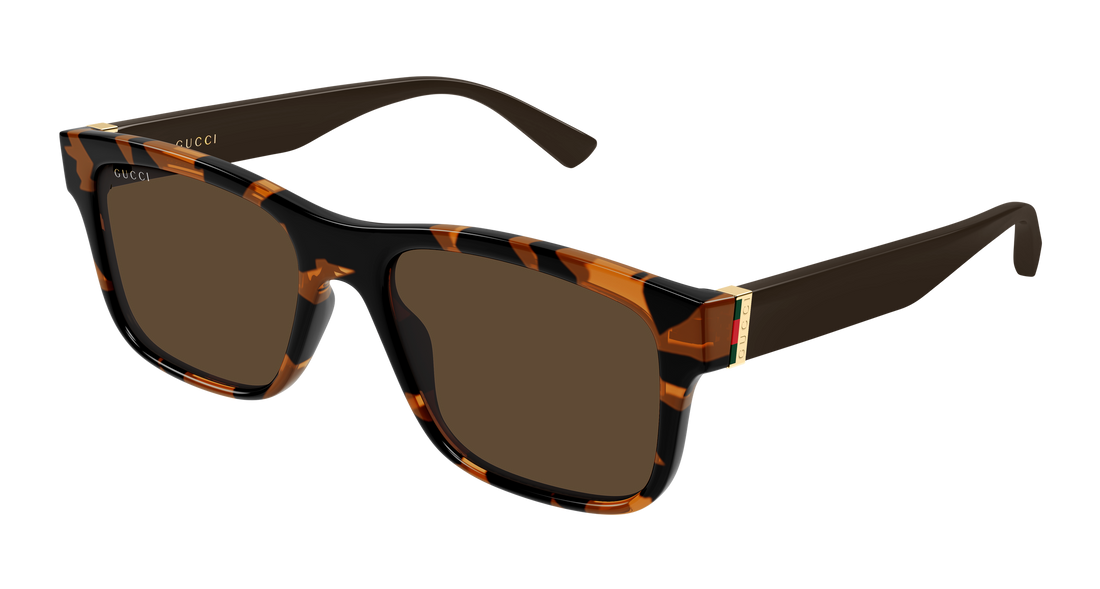 Óculos de sol gucci gg2085s 003 havana rectangular / squared masculino tamanho 55mm - Vista principal