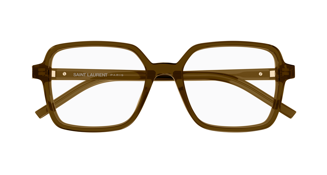 Lunettes de vue saint laurent sl m139 013 marron rectangular / squared femenino taille 56mm - Vue détaillée