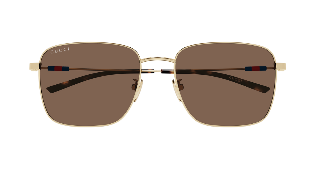 Sunglasses gucci gg2097sk 004 dorado rectangular / squared masculino size 58mm - Detailed view