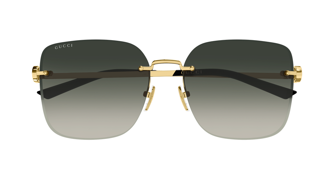 Lunettes de soleil gucci gg2229sa 002 dorado butterfly femenino taille 60mm - Vue détaillée