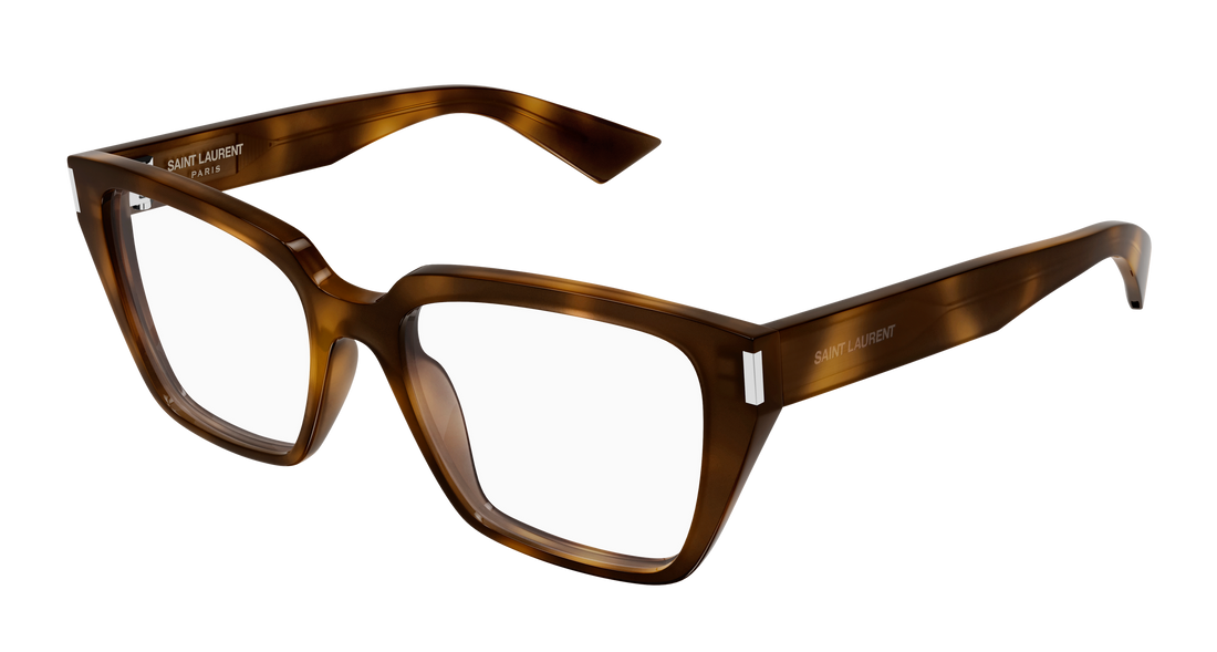 Brillen saint laurent sl 930 002 havana cat eye femenino größe 54mm - Hauptansicht