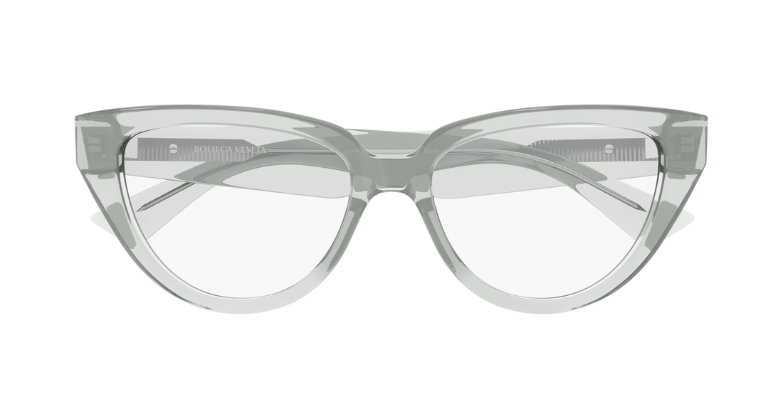 Brillen bottega veneta bv1503o 004 gris cat eye femenino größe 53mm - Detailansicht