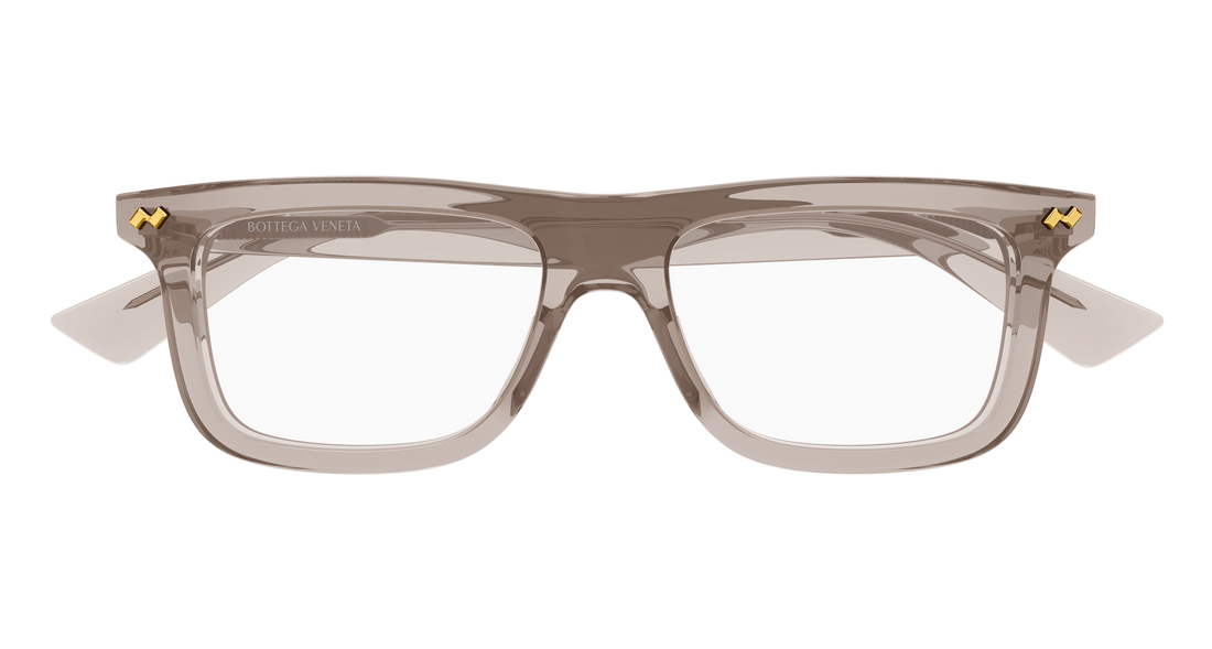 Brillen bottega veneta bv1506o 004 marron rectangular / squared masculino größe 51mm - Detailansicht