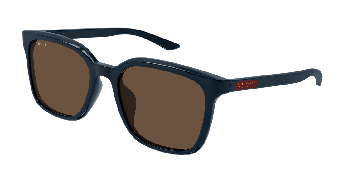 Óculos de sol gucci gg2080sk 004 azul rectangular / squared masculino tamanho 55mm - Vista principal