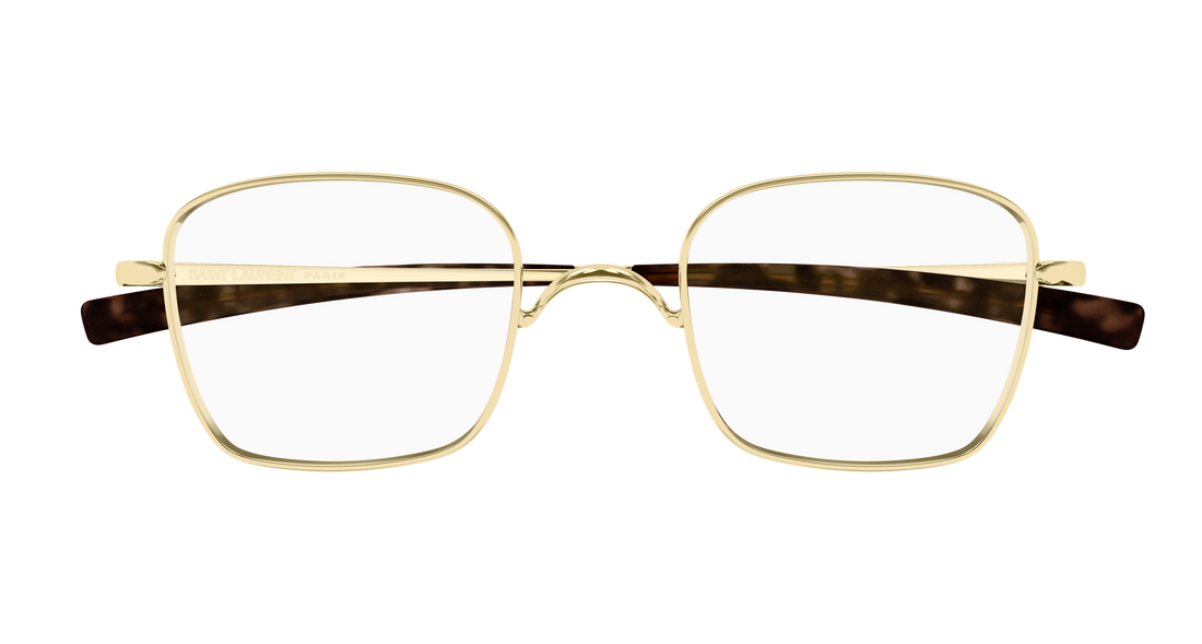 Lunettes de vue saint laurent sl 949 t opt 003 dorado rectangular / squared masculino taille 47mm - Vue détaillée