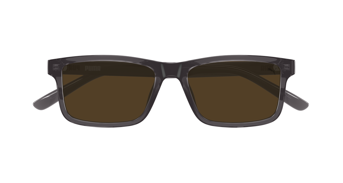 Sonnenbrillen puma pu0544s 002 gris rectangular / squared masculino größe 55mm - Detailansicht