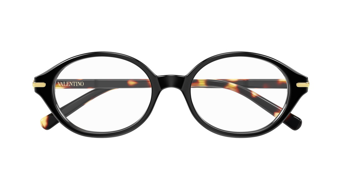 Brillen valentino vg0049o 004 negro round/oval/panthos femenino größe 50mm - Detailansicht