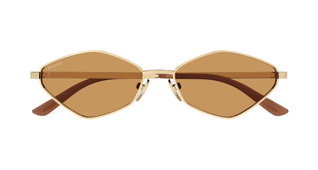 Lunettes de soleil gucci gg2222s 003 dorado geometrical/directional femenino taille 56mm - Vue détaillée