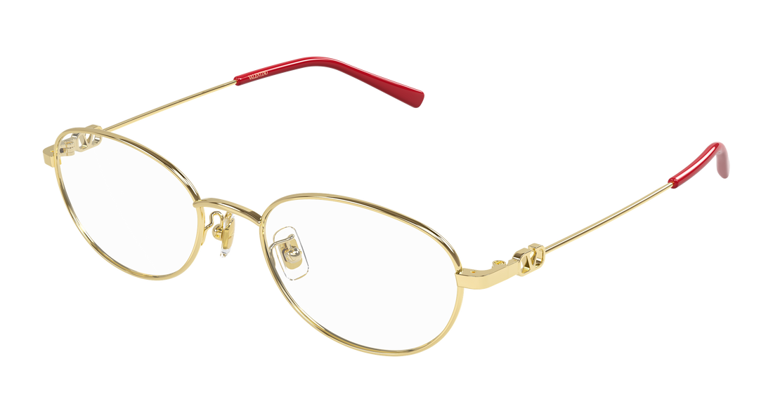 Lunettes de vue valentino vg0066oa 002 dorado round/oval/panthos femenino taille 53mm - Vue principale