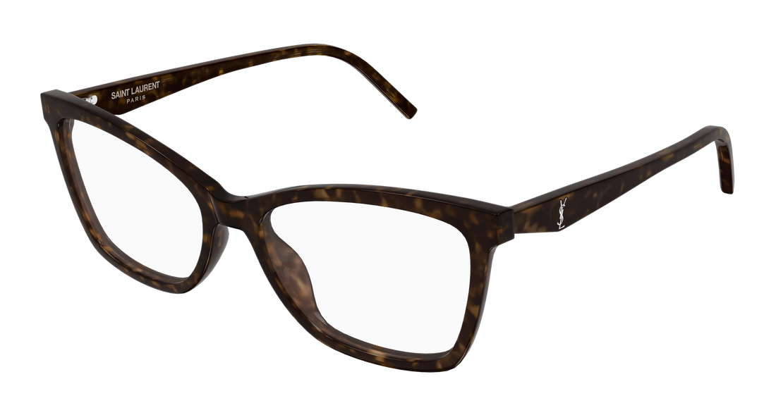 Lunettes de vue saint laurent sl m183 002 havana cat eye femenino taille 57mm - Vue principale