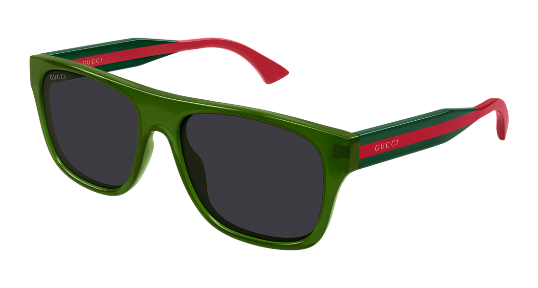 Óculos de sol gucci gg2119s 003 verde rectangular / squared masculino tamanho 56mm - Vista principal