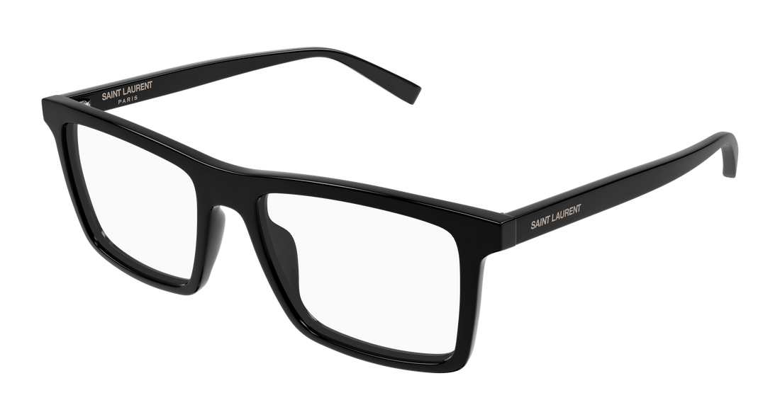 Brillen saint laurent sl 906 004 negro rectangular / squared masculino größe 56mm - Hauptansicht
