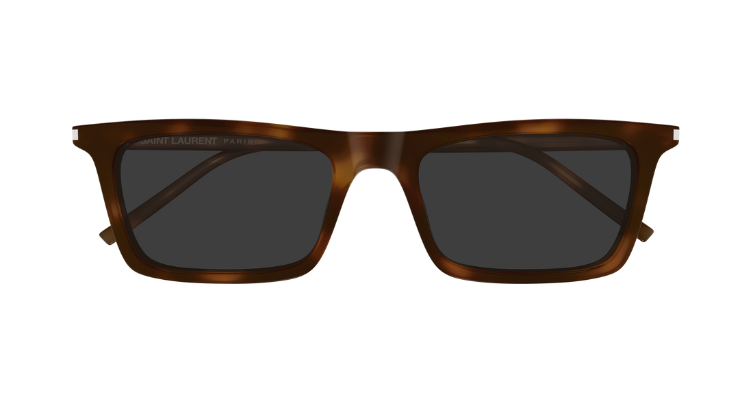 Lunettes de soleil saint laurent sl 890 betty thin 003 havana rectangular / squared unisex taille 54mm - Vue détaillée