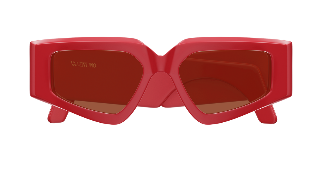Sonnenbrillen valentino vg0006s 003 rojo geometrical/directional femenino größe 53mm - Detailansicht