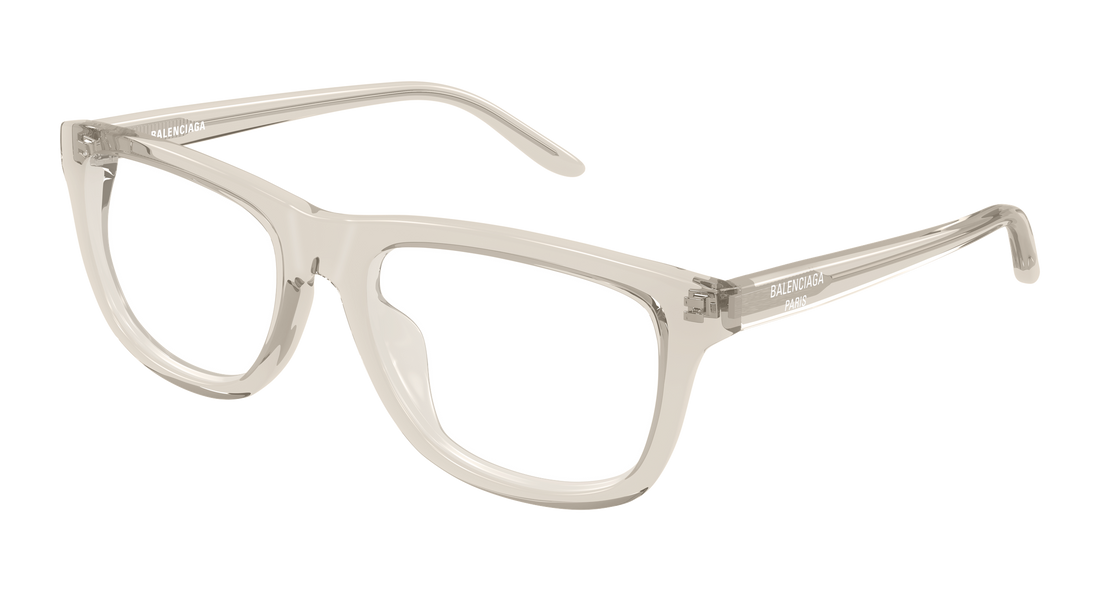 Brillen balenciaga bb0531o 009 beige rectangular / squared masculino größe 57mm - Hauptansicht